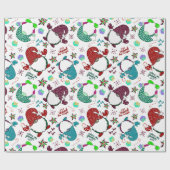 Wo sind meine Gnome? Holiday Gnome Geschenkpapier (Flach)