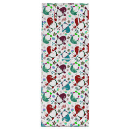 Wo sind meine Gnome? Holiday Gnomes on White Geschenktüte Für Weinflaschen