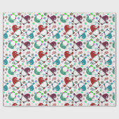 Wo sind meine Gnome? Kleines Urlaubspapier Geschenkpapier (Flach)