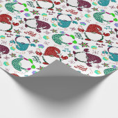 Wo sind meine Gnome? Kleines Urlaubspapier Geschenkpapier (Ecke)