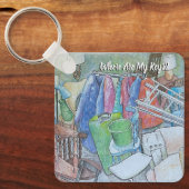 Wo sind meine Schlüssel? Got Schlüsselanhänger (Vorderseite)