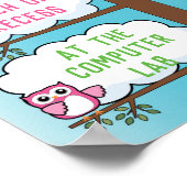 Wo sind wir Klassenzimmer Unterschreiben in Niedli Poster (Ecke)