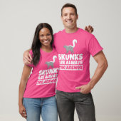Wo Skunk Lover Funny Skunks Spaß T-Shirt (Unisex)