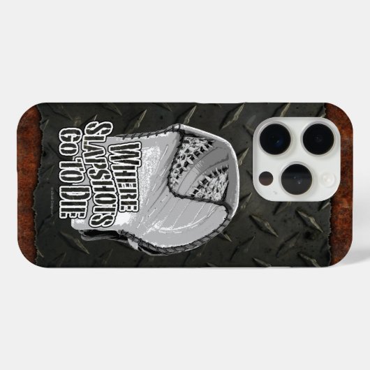 Wo Slapshots ins Die werden (Hockey) Case-Mate iPhone Hülle (Rückseite (Horizontal))
