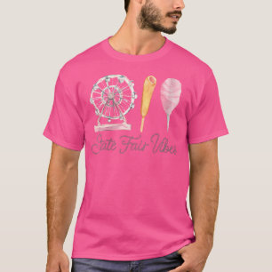 Wo Staat Fair Vibes Messe Geburtstag Rodeo T-Shirt