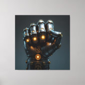 „Wo Stahl den Geist umarmt“ Leinwanddruck (Vorderseite)