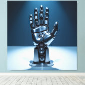 „Wo Stahl den Geist umarmt“ Leinwanddruck (Insitu (Holzboden))