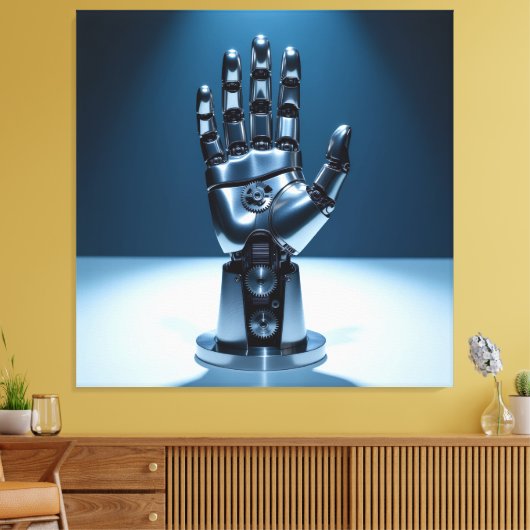 „Wo Stahl den Geist umarmt“ Leinwanddruck (Insitu (Wohnzimmer))