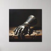 „Wo Stahl den Geist umarmt“ Leinwanddruck (Vorderseite)