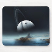 Wo still, flüstert Wasser - Mousepad (Vorne)