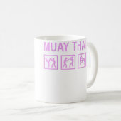 Wo Thai Boxing Muay Thai Kaffeetasse (VorderseiteRechts)