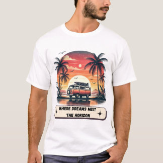 Wo Träume den Horizont treffen T-Shirt