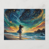 Wo Träume hingehen Postkarte (Vorderseite)