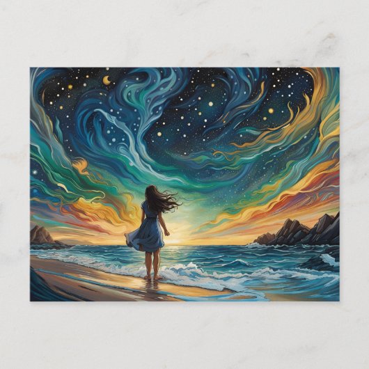 Wo Träume hingehen Postkarte (Vorderseite)