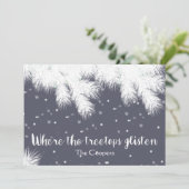 Wo Treetops Weihnachten hinzufügen Ihren Namen (Stehend Vorderseite)