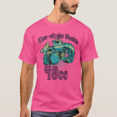 Wo Two-Stroke Junkie 49Cc Motorbikes T-Shirt (Vorderseite)