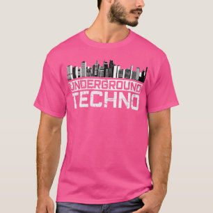 Wo Underground Techno Raver Dj Party Festival Edm  T-Shirt