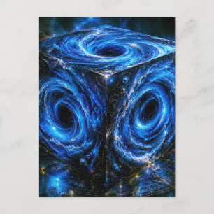 Wo Universen sich nach innen wenden - Porträt der Postkarte