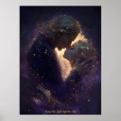 Wo unser Licht die Sterne trifft Poster (Vorne)