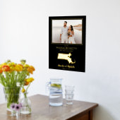 Wo unsere Reise begann Massachusetts Mi Foto Foliendrucke (Ablage(Küche))