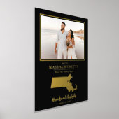 Wo unsere Reise begann Massachusetts Mi Foto Foliendrucke (Ablage )