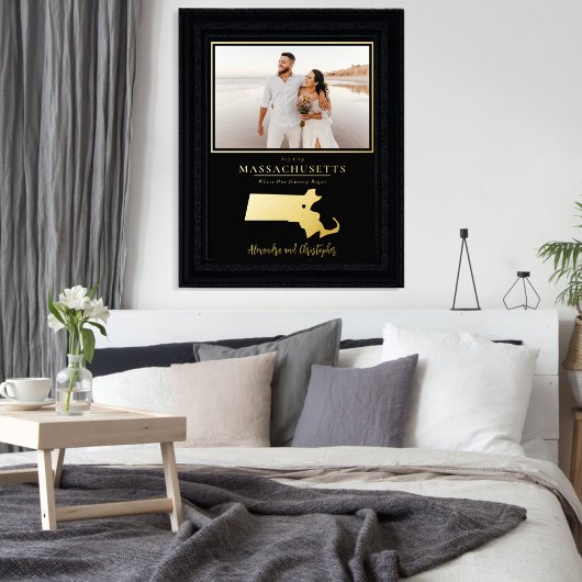 Wo unsere Reise begann Massachusetts Mi Foto Foliendrucke