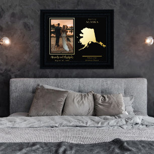 Wo unsere Reise beginnt Alaska Hochzeit Foto Foliendrucke