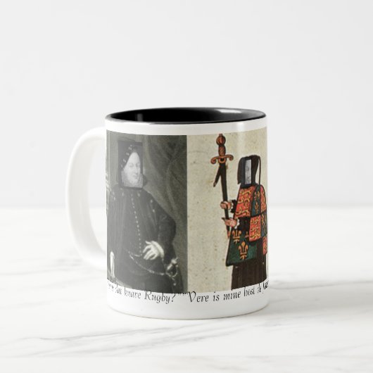 Wo Vere ist Zweifarbige Tasse (Vorderseite Links)