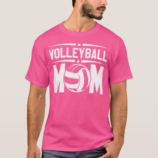 Wo Volleyball Mama T-Shirt (Vorderseite)