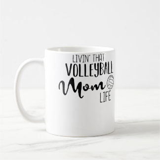 Wo Volleyball-Mutter Volleyball Süße Sportmutter F Kaffeetasse