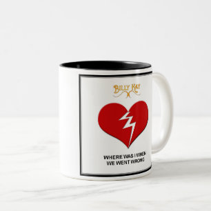 Wo war ich Kaffee-Schläger Stil A Zweifarbige Tasse