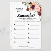 Wo war ihr Brautparty Englisch Spanisch? (Vorne/Hinten)