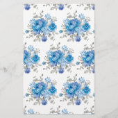 Wo war sie? Blue Blume Showspielkarte Flyer (Hinten)