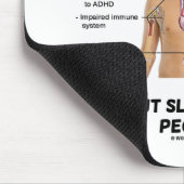 Wo wäre die Welt ohne Schlaflosigkeit? Mousepad (Ecke)