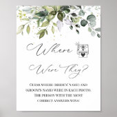 Wo waren Bride & Groom Bridal Paare Dusche Poster (Vorne)