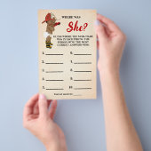Wo waren Mama OM Fireman Baby Showgame Card Flyer (Handgriff)