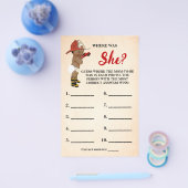 Wo waren Mama OM Fireman Baby Showgame Card Flyer (Einzeln)