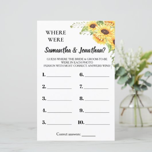 Wo waren sie Brautparty Englisch Spanisch Spiel (Stehend Vorderseite)