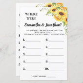 Wo waren sie Brautparty Englisch Spanisch Spiel (Vorne/Hinten)