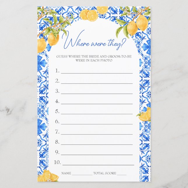 Wo waren sie Brautparty Game Main Squeeeeze (Vorderseite)