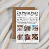 Wo waren sie Brautparty Party Hochzeitsspiel Einladung