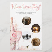 Wo waren sie Brautparty Party Pink (Vorderseite)