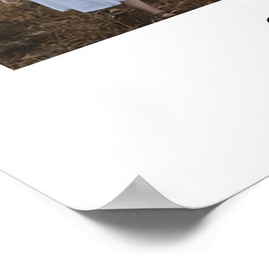 Wo waren sie Bridal Game Poster Minimalistisch Fot (Ecke)