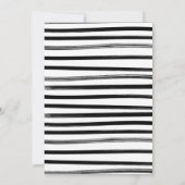 Wo waren sie Foto Hand Drawn Wavy Bridal Spiel Einladung (Rückseite)