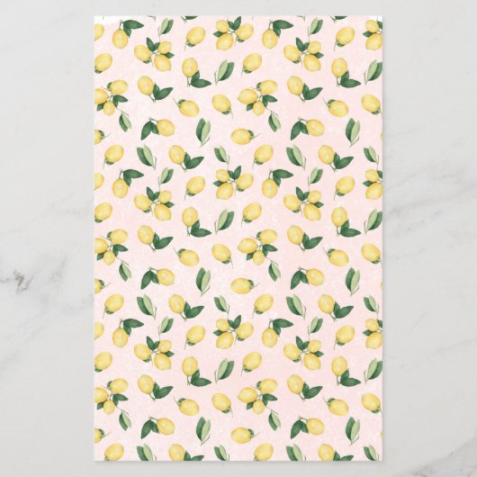 Wo waren sie Lemon Pink Brautparty Game Card? Flyer (Hinten)