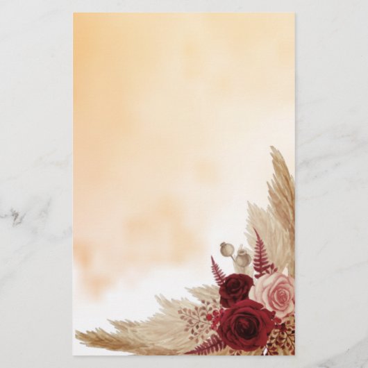 Wo waren sie? Pampas Grass Game Card Flyer (Hinten)