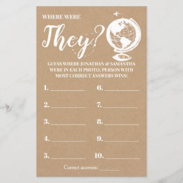 Wo waren sie rustikal duschen zweisprachiges Spiel