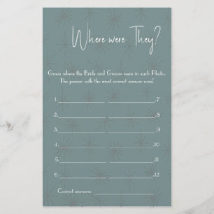 Wo waren sie? Showgame-Card-Flyer Flyer