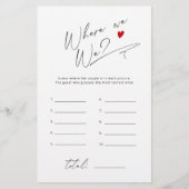 Wo waren wir bei Simple Script Brautparty? (Vorderseite)