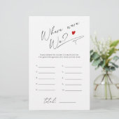 Wo waren wir bei Simple Script Brautparty? (Stehend Vorderseite)